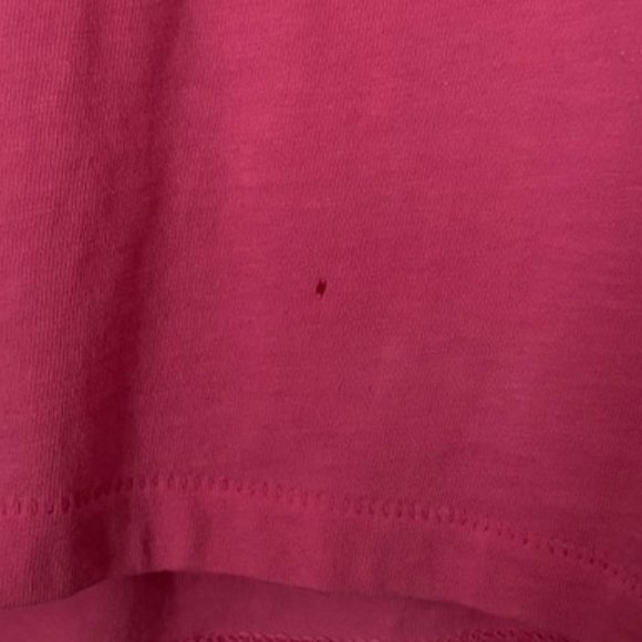 Victoria Secret LOVE PINK Embroidery Stitch Tee Lg - Picture 3 of 4